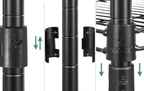 Heavy Duty 3-Shelf Steel Storage Rack with Locking Wheels, Adjustable Height, 750 lb Capacity