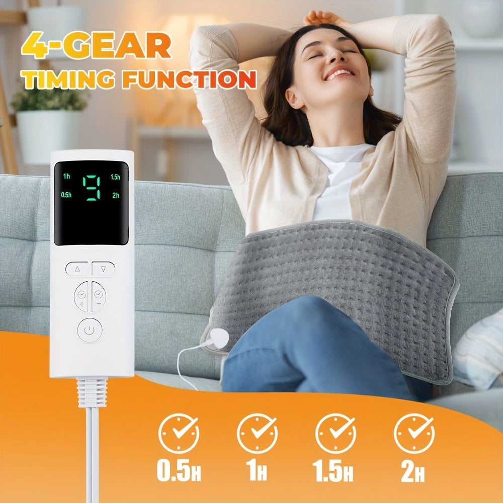 Electric Blanket Flannel Heated Timer Safety Throw