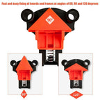 Clamp set (4pcs) + FREE 60°, 90° & 120° heads