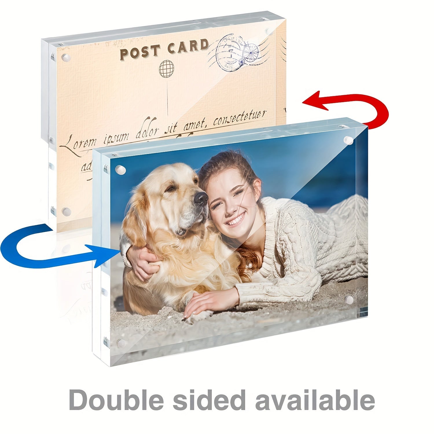 ElegantFrame - Horizontal Acrylic Photo Frame for Modern Interiors
