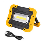 Rechargeable LED Construction Spotlight – Portable Work Light with USB and Durable Housing