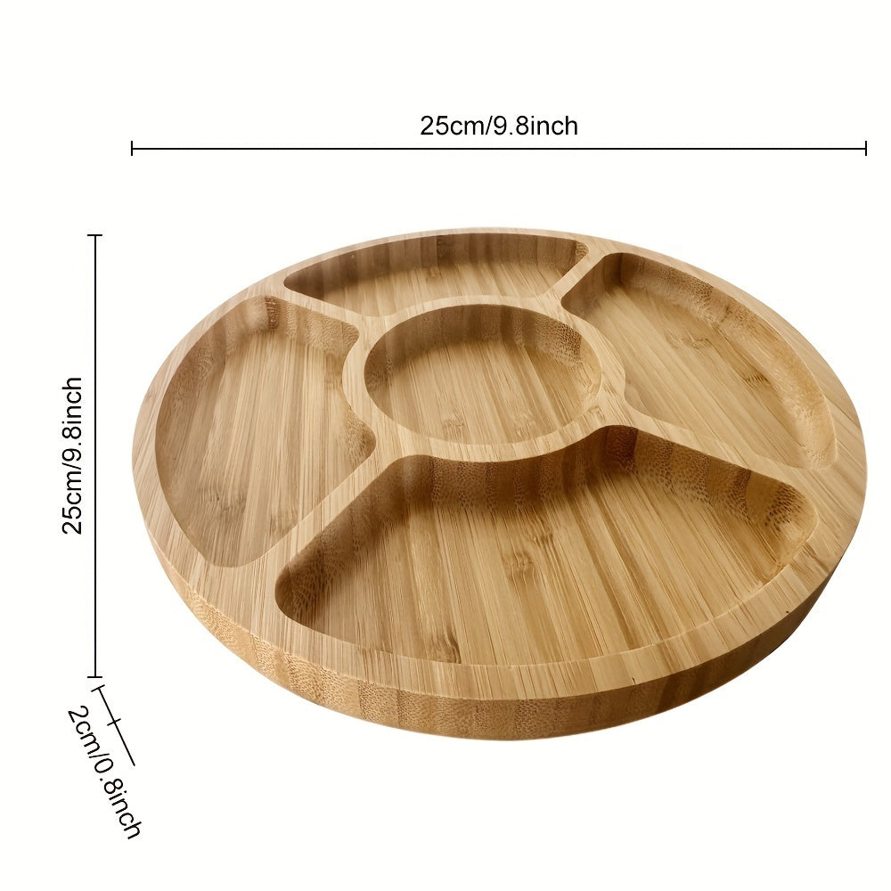 SnackAura – Serve snacks stylishly with a durable, eco-friendly bamboo tray