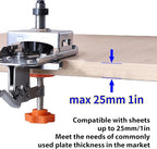 Woodworking 35mm Hinge Boring Jig Hole Opener Kit