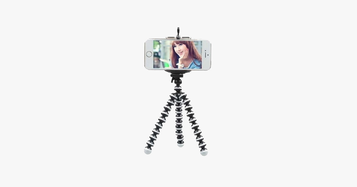 Mini Flexible Selfie Smartphone Stand – Click on amazing pictures easily!