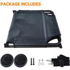 250lbs Capacity Animal Stretcher 48 x 26 Inch Dog Stretcher Pet Trolley with Noiseless Wheels