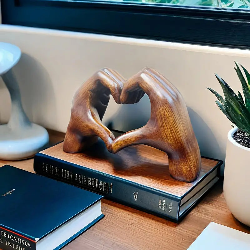 Lovenest Elegant Resin Sculpture - Symbol of Love and Devotion