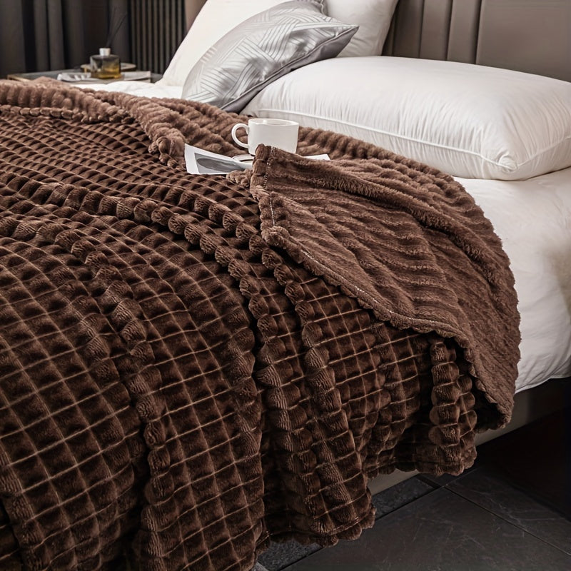 FlannelLuxe – Soft Fleece Blanket for Comfort