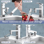 FlexSplash - Premium 1080° rotatable faucet for precise water control