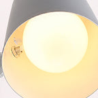 Gray/White/Pink/Yellow/Blue/Green Cone Wall Lamp Minimalist Metal 1 Light Wall Mount Lamp for Nightstand