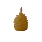 Flameless Pine Cone Candles