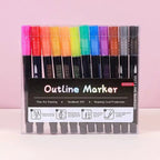 StrahlKraft Metallic Marker Set — Make Your Art The Shining Center Of Attention!