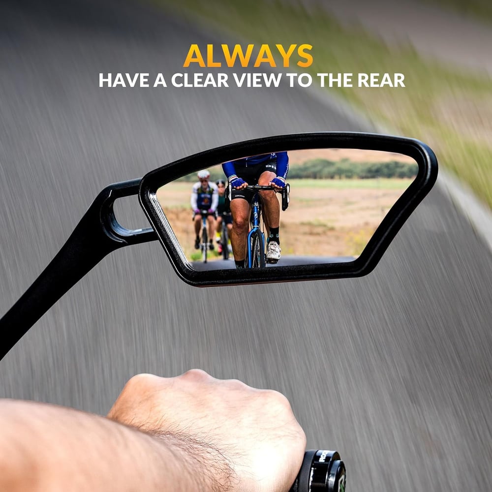 Shockproof bicycle mirrors – Impact-resistant like safety glass in cars