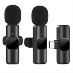 Wireless Lavalier Microphone for Video Recordings and Livestreaming – Compact Design with High Sound Quality and USB-C Connection