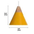 Minimalistic Wooden Pendant Light | NordicLight