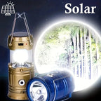 Solar Camping Lamp with USB Charging – Portable LED Lantern for Outdoor Activities and Emergencies