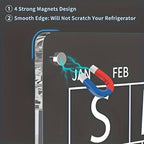 Magnetic Schedule Planner For Fridge[Permanently reusable]