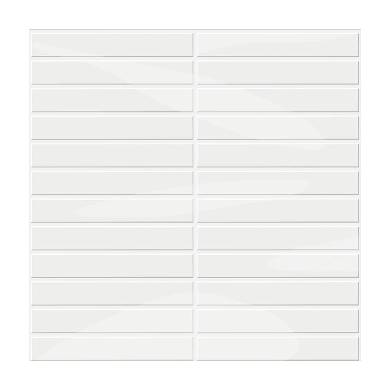 Self-adhesive 3D DIY Kit Kat tiles in glossy white