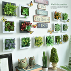 GreenFrame Wall Decoration – 3D Art Plant in Modern Hanging Frame