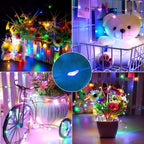 Solar Outdoor Fairy Lights with 200 LEDs for Garden, Patio and Fence Decor