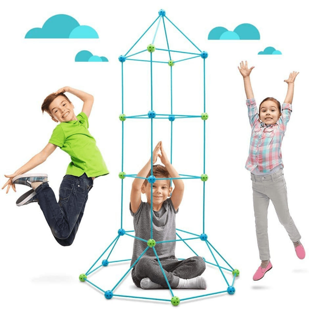 Creative tent for playful learning and building