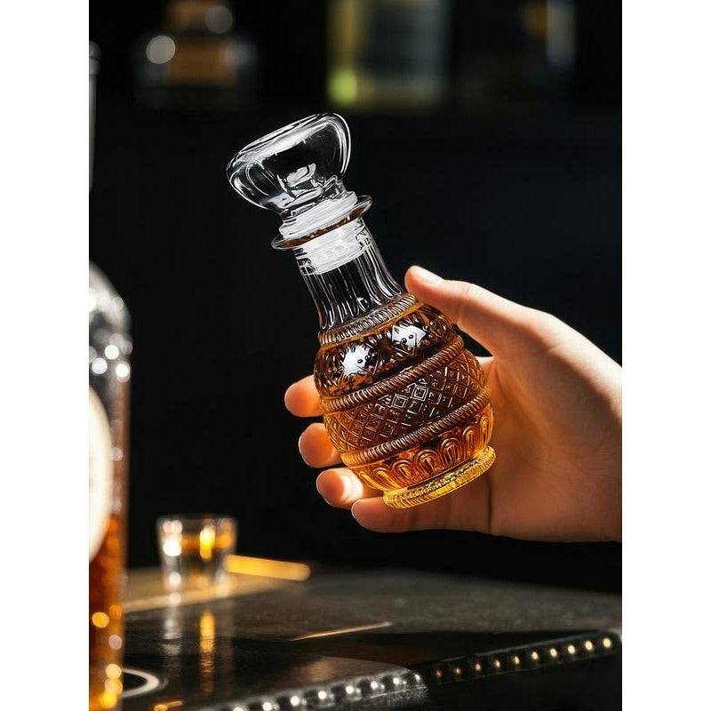 Mini Vintage Glass Decanter