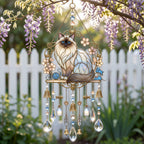 Cat Breed Window Suncatcher Wind Chime - 6 Designs, 20 cm