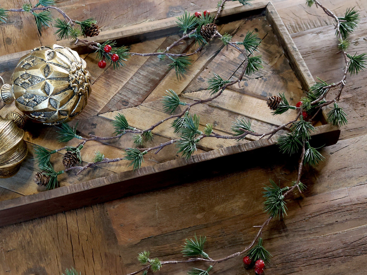 Chic Antique – Fleur Cedar Vine with Berries, L160 cm, Natural