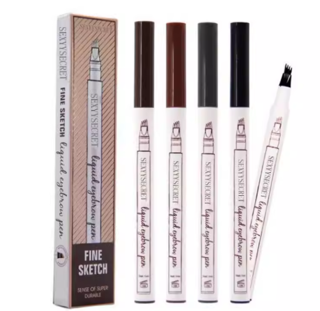 Long-lasting colored eyebrow gel