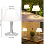 Elegant solid table lamp for outdoor charm