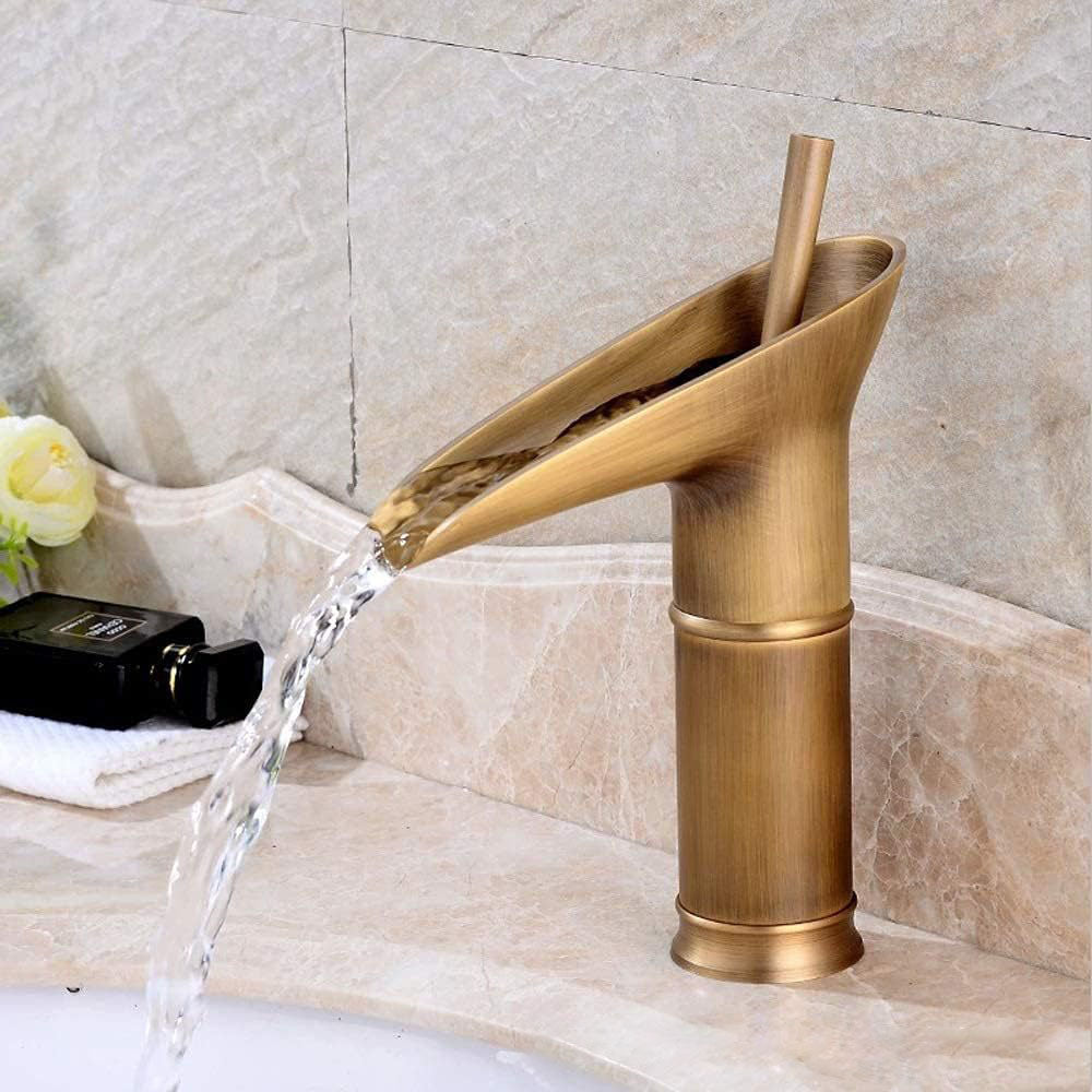 Copper single cold outdoor anti-freeze cold and hot antique faucet
