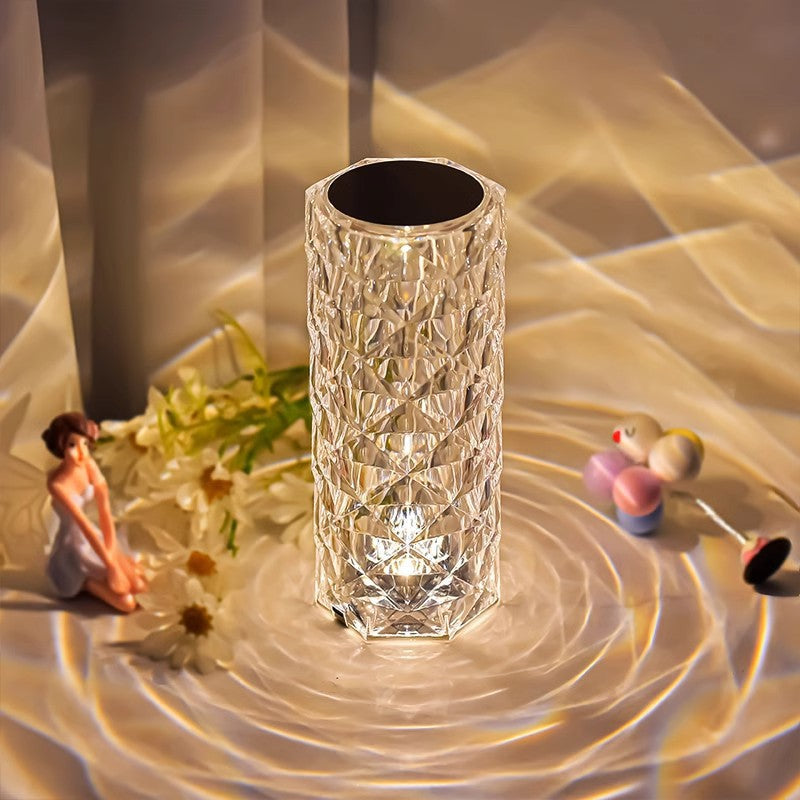 Bedroom Rose Atmosphere Decorative Table Lamp Advanced Sense Gift Nightlight