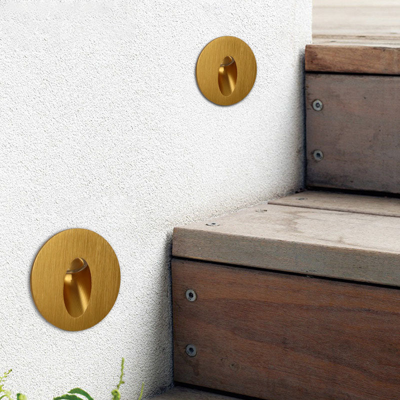 3W LED Step and Wall Lights in Round or Square Design
