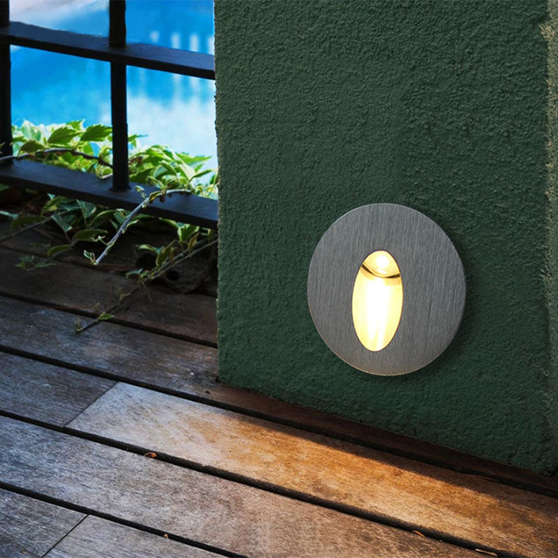 3W LED Step and Wall Lights in Round or Square Design
