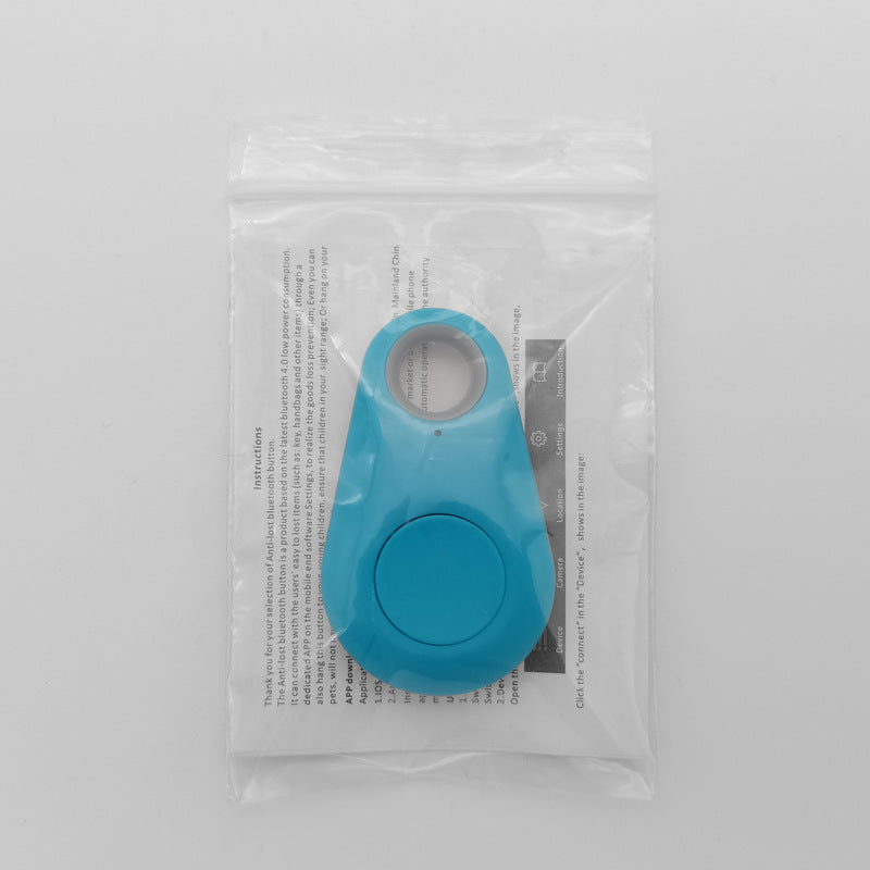 Water drop bluetooth anti-loss device intelligent two-way object-finding pet mobile phone key wallet alarm anti-loss device