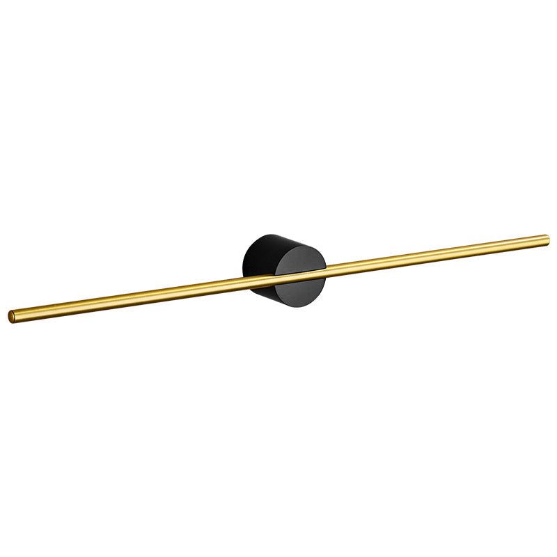 Light Luxury Towel Rack Creative Wire-drawing Gold Adjustable Single Rod Bath Towel Rack