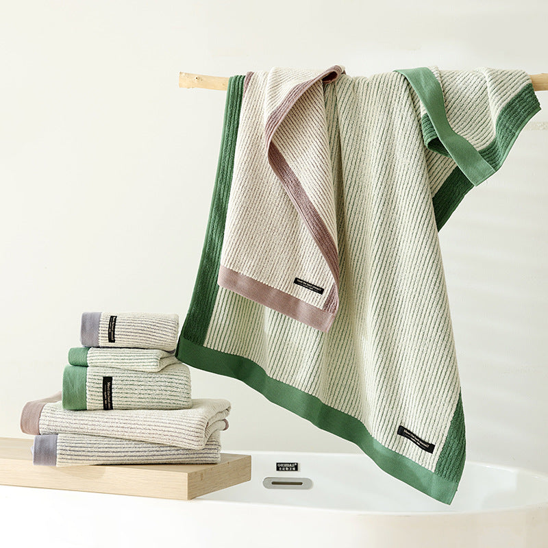 Class A yarn-dyed cotton towel household face wash cotton face towel