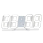 3D Digital Alarm Clock Home Desktop Wall Hanging Living Room Advanced Sense Creative LED Wall Hanging Electronic Clock Hanging Meter