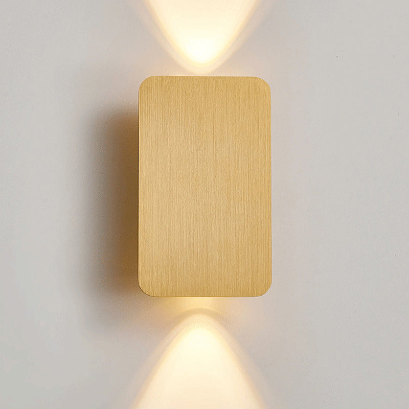 Drawing aluminum living room background wall up and down luminous atmosphere wall lamp