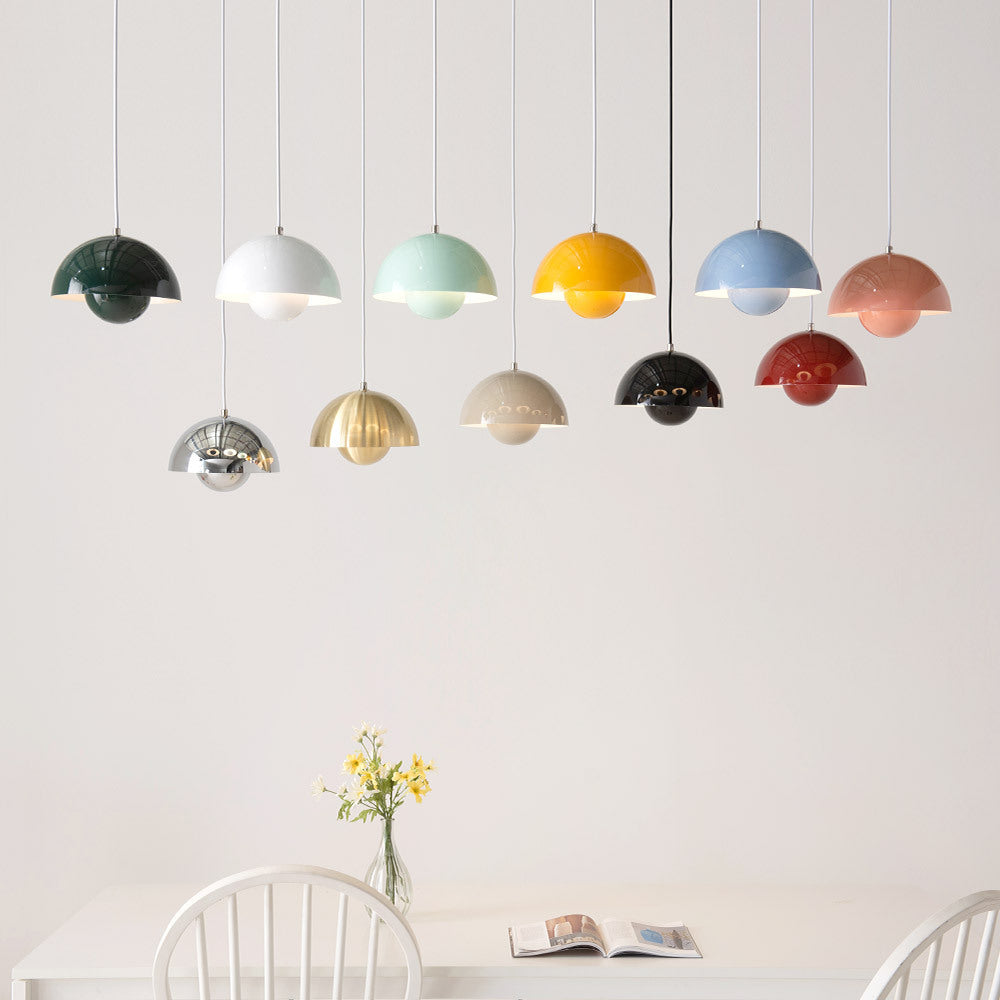 Bedroom Lamp Bedside Study Restaurant Chandelier Flower Bud Color Modern Personality Simple Hanging Lamps