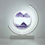 Landscape quicksand painting ornaments creative hourglass home decorations