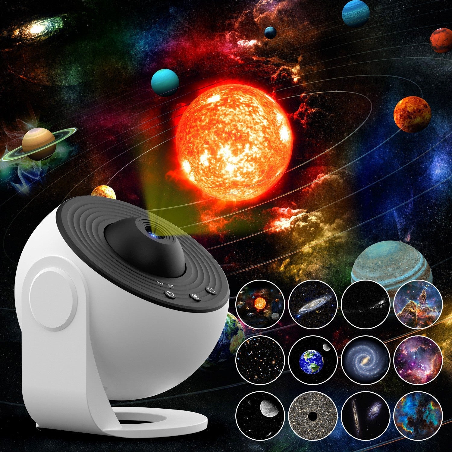 Globe Galaxy Projection Lamp Delivers 13 HD Filin