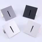 Recessed floor lights, stair tread lights, corridor corner lights, motion-sensor square floor lights