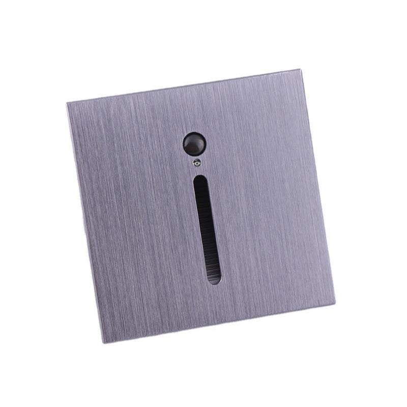 Recessed floor lights, stair tread lights, corridor corner lights, motion-sensor square floor lights