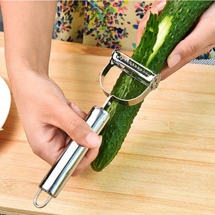 Stainless Steel Peeler Household Multifunctional Scraper Fruit Vegetable Melon Planer Potato Peeler Grater