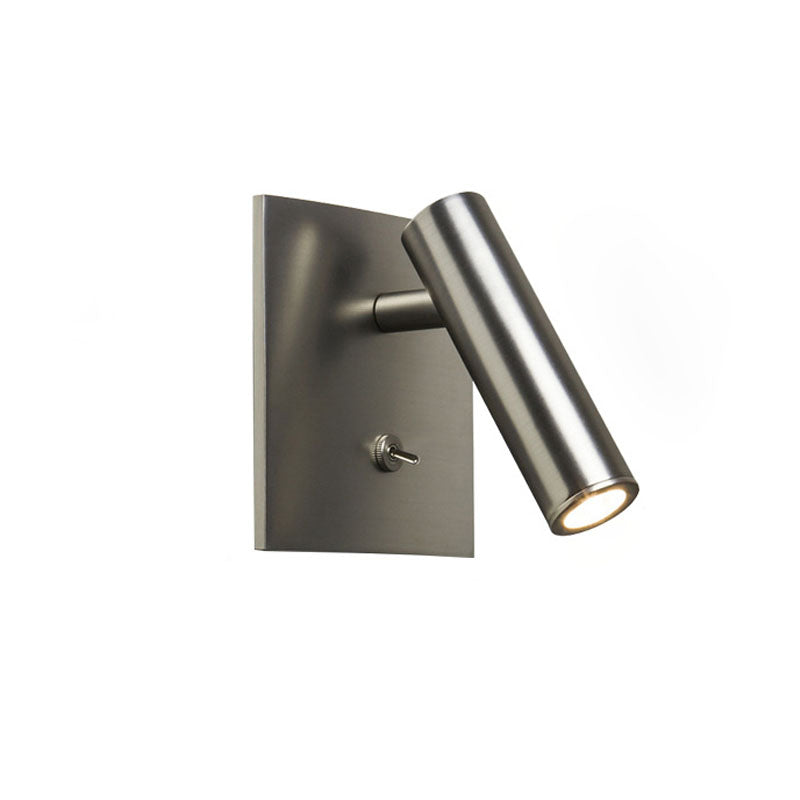 Reading wall lamp with switch wall lamp bedroom bedside French square wall lamp