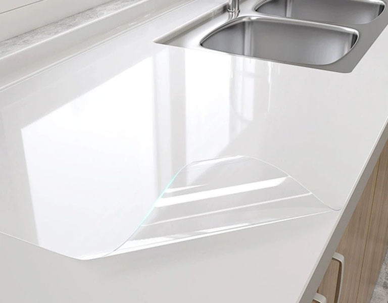 Self-Adhesive Kitchen Countertop Protective Film, Waterproof and Oil-Resistant