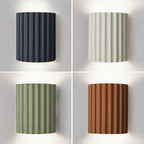 Quiet wind aisle lights led Macaron wall entrance bedside lights corridor lights resin Roman column wall lights