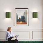 Quiet wind aisle lights led Macaron wall entrance bedside lights corridor lights resin Roman column wall lights