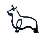 Simple Metal Dog Art Sculpture Ornaments Home Decoration
