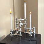 Creative three-legged candlestick hotel party dinner western restaurant candlestick alloy decorative ornaments